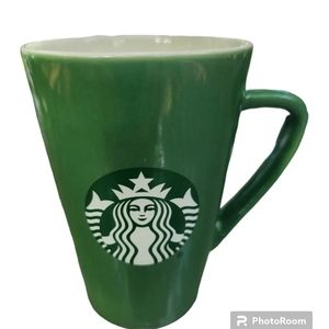 Starbucks Green Ceramic Holiday Coffee Cup/ Mug